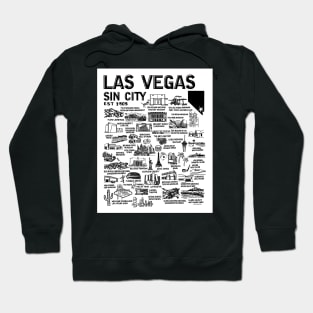 Las Vegas Map Hoodie